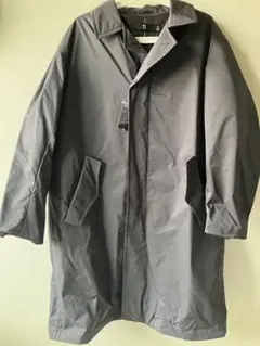ユニクロ　+j グレー ステンカラーコート S