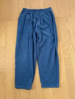 SM2サマンサモスモス 鮮やかブルー コーデュロイイージーパンツ