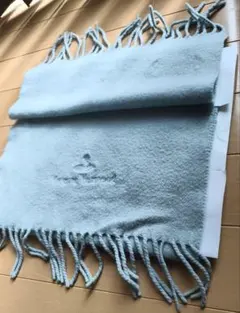 即納　Vivienne Westwood 水色希少色 マフラー フリンジ付き