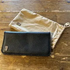 Koosレザー 長財布 ブラック
