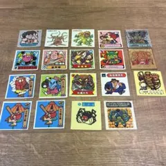 【当時物】 マイナーシール 18枚セット ガムラツイスト ラーメンばあ プリズムのサムネイル