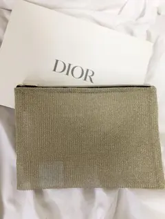 Dior ゴールドメッシュポーチ　レアノベルティ