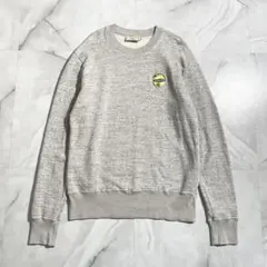 A19269 美品 メゾンキツネ レモンパッチクルーネックスウェット グレーMのサムネイル