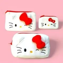 韓国　サンリオ　ハローキティ　ポーチ　３個セット　匿名配送