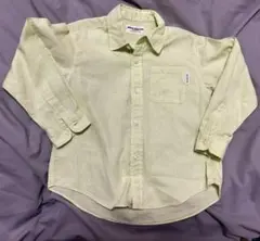 【美品】ミニハウス✴︎ライムグリーン 長袖シャツ