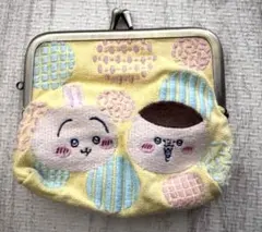 ちいかわうさぎ畳刺繍がま口ポーチ