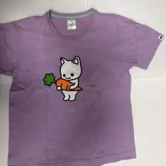 CUNE Tシャツ Mサイズ　猫が人参を抱えている