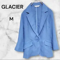 グラシア テーラードジャケット ライトブルー M 七分袖 フォーマル 秋服 通勤