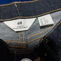 H&M デニムパンツ 110センチ インディゴブルー
