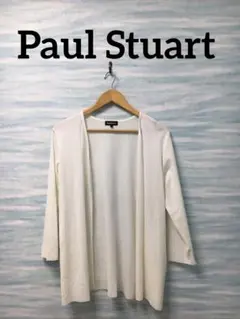 【Paul Stuart】トッパーカーディガン　ホワイト　サイズ6のサムネイル