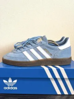 美品 adidas HANDBALL SPEZIAL ライトブルー27.5cm
