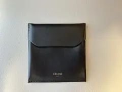 CELINE 黒 レザー アクセサリーケース