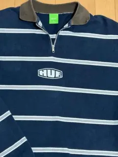 HUF 　スウェット　ハーフジップ　　ハフ　レア