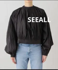 SEEALLシーオール LINEN BOHEMIAN TOP リネンブラウスのサムネイル