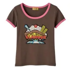 【状態良好❗️】00's HYSTERIC GLAMOUR 総柄 チビT Y2K 状態良好❗️】00's HYSTERIC GLAMOUR 総柄 チビT Y2K トップス