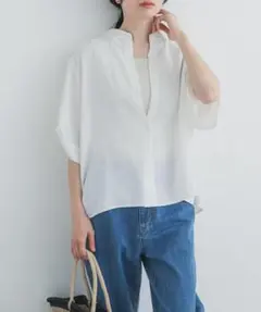新品◇DOORS◇リネンカーブスリーブブラウス《OFF》◇2026SS - メルカリ