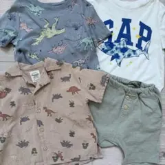futafuta GAP H&M 恐竜 サメ 4点セット