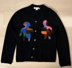 GARCONS SHIRT ギャルソン パッチワーク　ジップシャツ　カーディガン GARCONS SHIRT ギャルソン パッチワーク ジップシャツ カーディガン
