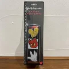 ●海外ディズニー WDW ミッキーマウス カメラストラップ