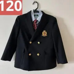 フォーマルスーツセット（黒ブレザー・水色シャツ・ネクタイ）