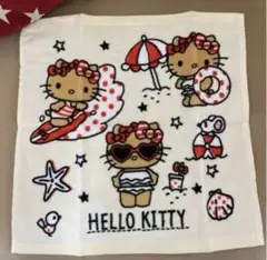 Sanrioハローキティ は日焼けキティ、ハンドタオル