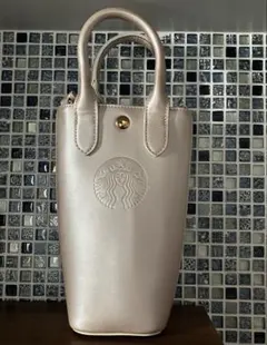 スタバ SAKURA2026ボトルショルダーバッグメタリックピンク