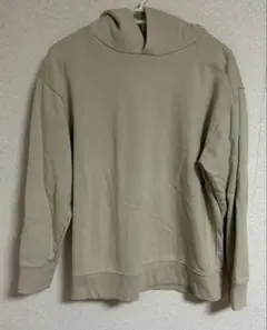 【無印良品】ベージュ フード付き スウェットパーカー