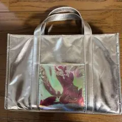 Sea.T メタリックゴールド トートバッグ