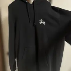 Stüssy 黒 フード付きパーカー　M