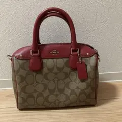 COACH シグネチャー 2way ハンドバッグ ショルダーバッグ　※紐は無しのサムネイル