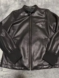 TK MIXPICE ブラックレザージャケット Lサイズ