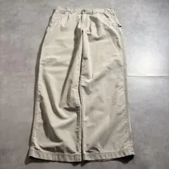 古着 00s オールドネイビー 極太 ペインター パンツ ワイド ワーク w36のサムネイル