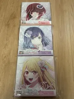 推しの子 タイトーくじ キャンバスボード 黒川あかね、ルビー、有馬かな