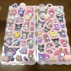 3D ぷくぷくシール お尻シール キャラクター ステッカー DIY 2枚セット