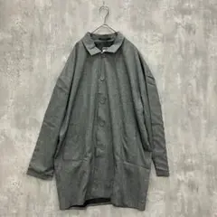 SHI-JYOMAN シジョマン シャツコート ステンカラーコート グレー系 Mのサムネイル