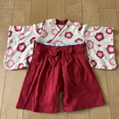 袴　ロンパース　女の子用　70㎝　ベビー　赤ちゃん