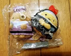 とんかつ（神父）&えびふらいのしっぽ（シスター）てのりぬいぐるみ　すみっコぐらし