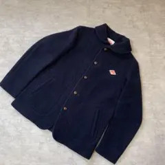 DANTON ダントン ウールノーカラーコートネイビー34 - メルカリ