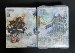 【新品未開封】ワンピース 戦光絶景 フィギュア 黒ひげ ロー 2体セット