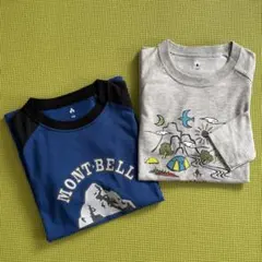 mont-bell 長袖カットソー/2枚セット/150センチ