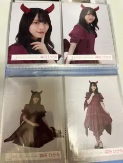 櫻坂46 森田ひかる 生写真 2023年 ハロウィン衣装 コンプ