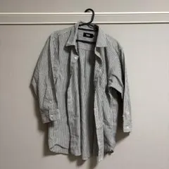 AZUL BY MOUSSY ストライプ長袖シャツ Lサイズ