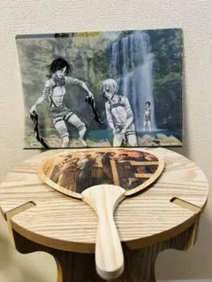 【激レア】進撃の巨人 日田限定 クリアファイル＆うちわ 2点セット 諫山創 聖地