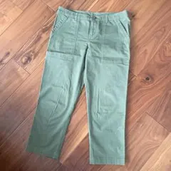 patagonia オリーブグリーン チノパン8分丈