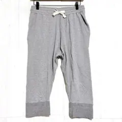 プラステ　クロップドスウェット　ウエストゴム 紐　グレー　2 / M