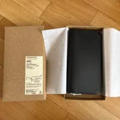 MUJI 長財布 黒 ベジタブルタンニンレザー　無印良品のサムネイル