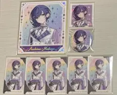 プロセカ 朝比奈まふゆ 感謝祭 缶バッジ グリーティングカード 色紙 ステッカー