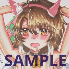 手描きイラスト ダンツフレーム ウマ娘