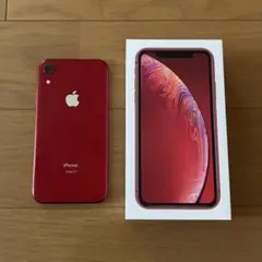 【訳あり】【美品】 iPhone XR 128GB 制限無 SIMフリ 箱付属付