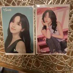 TWICE オフラインくじ クリアトレカ ミナ 2枚セット